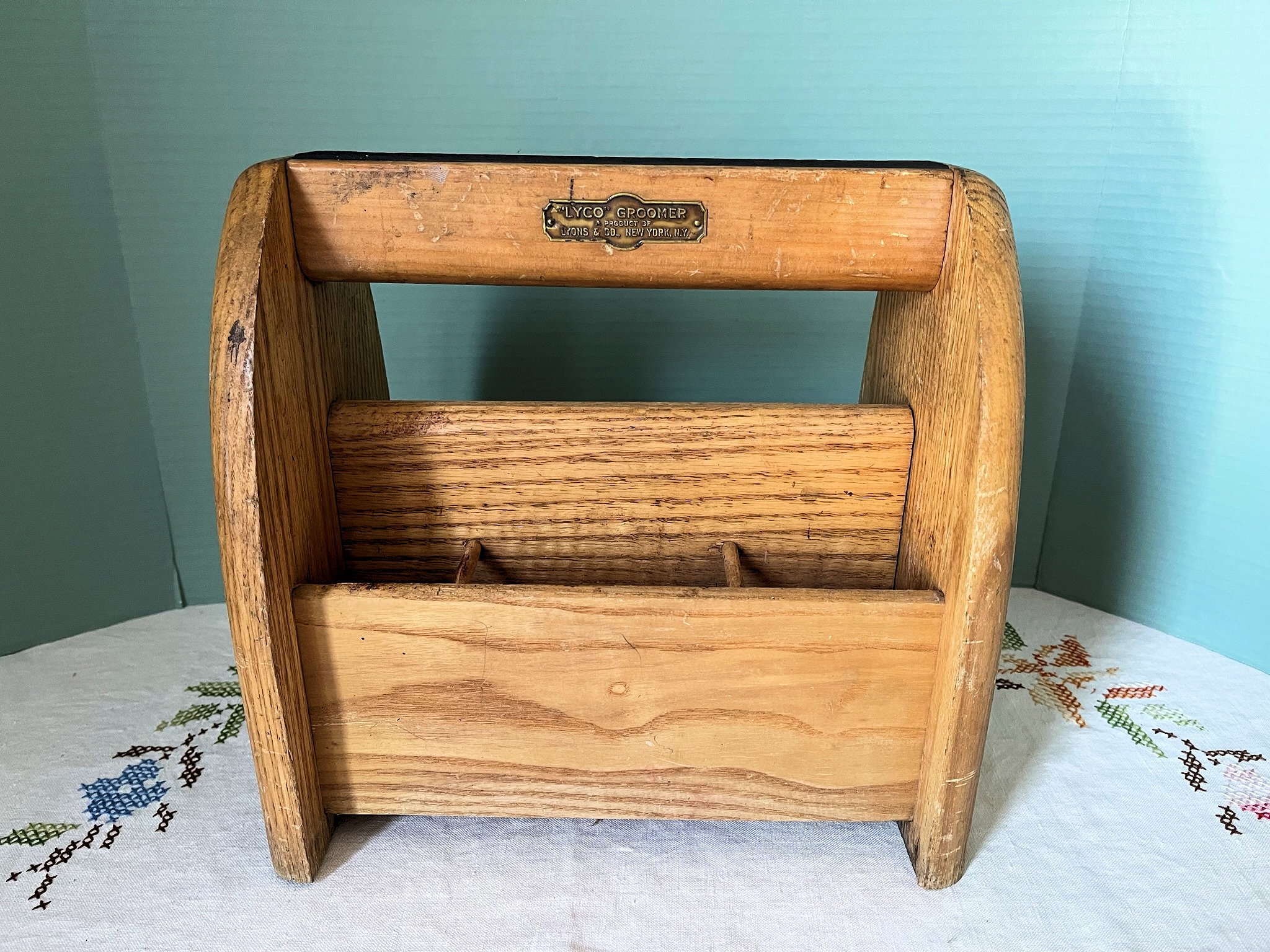 Vintage Wood Shoe Shine Box  Recycling the Past - Architectural