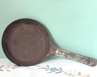 Vintage ACME Metal Frying Pan, Rustic Kitchen, Campfire Use - Etsy