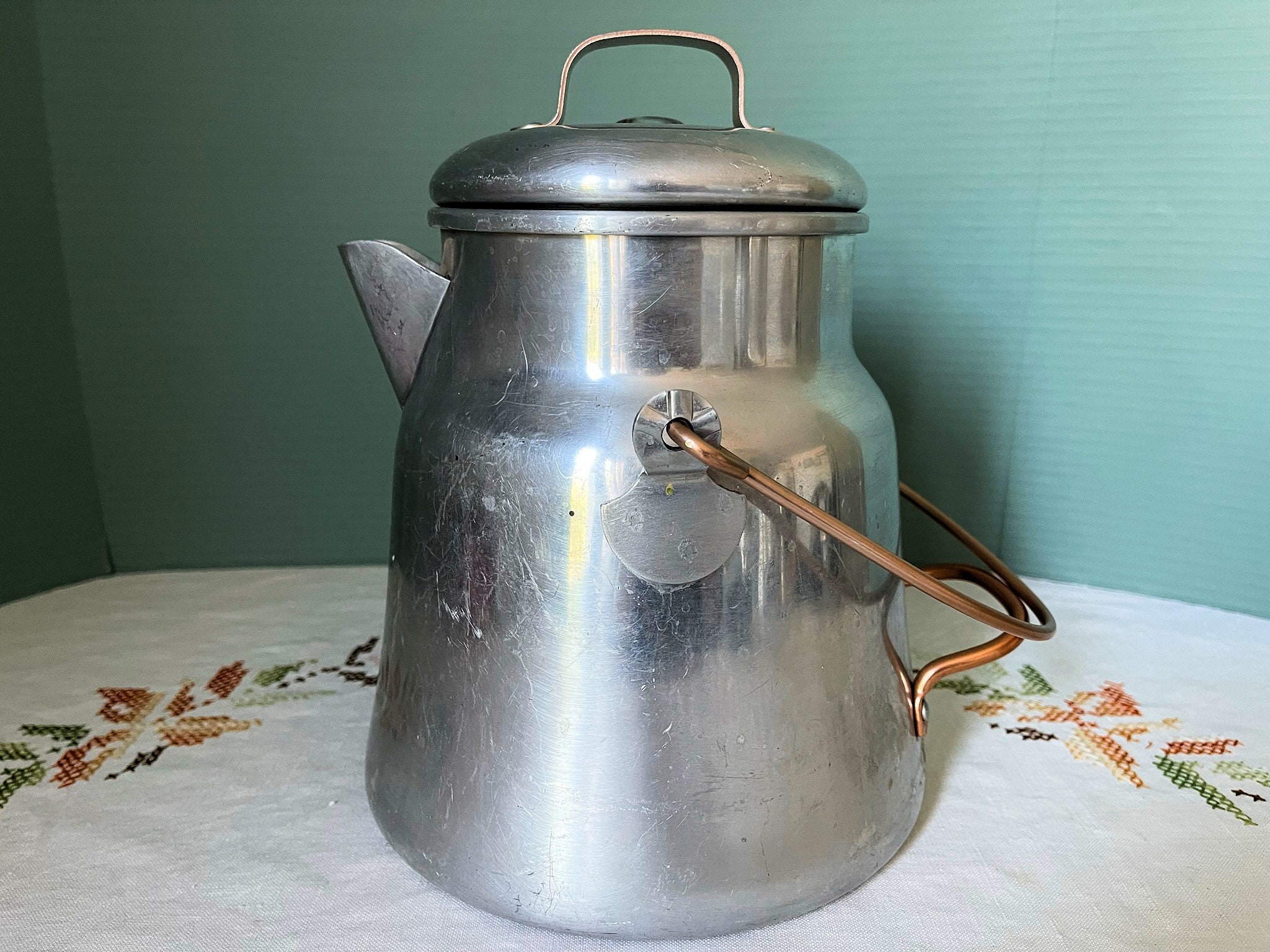 美品ビンテージ品アメリカ製ウェアーエバー社コーヒーポット#3008パーコレーター 美品ビンテージ品アメリカ製ウェアーエバー社コーヒーポット