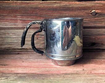 One Cup Small Flour Sifter with Black Handle