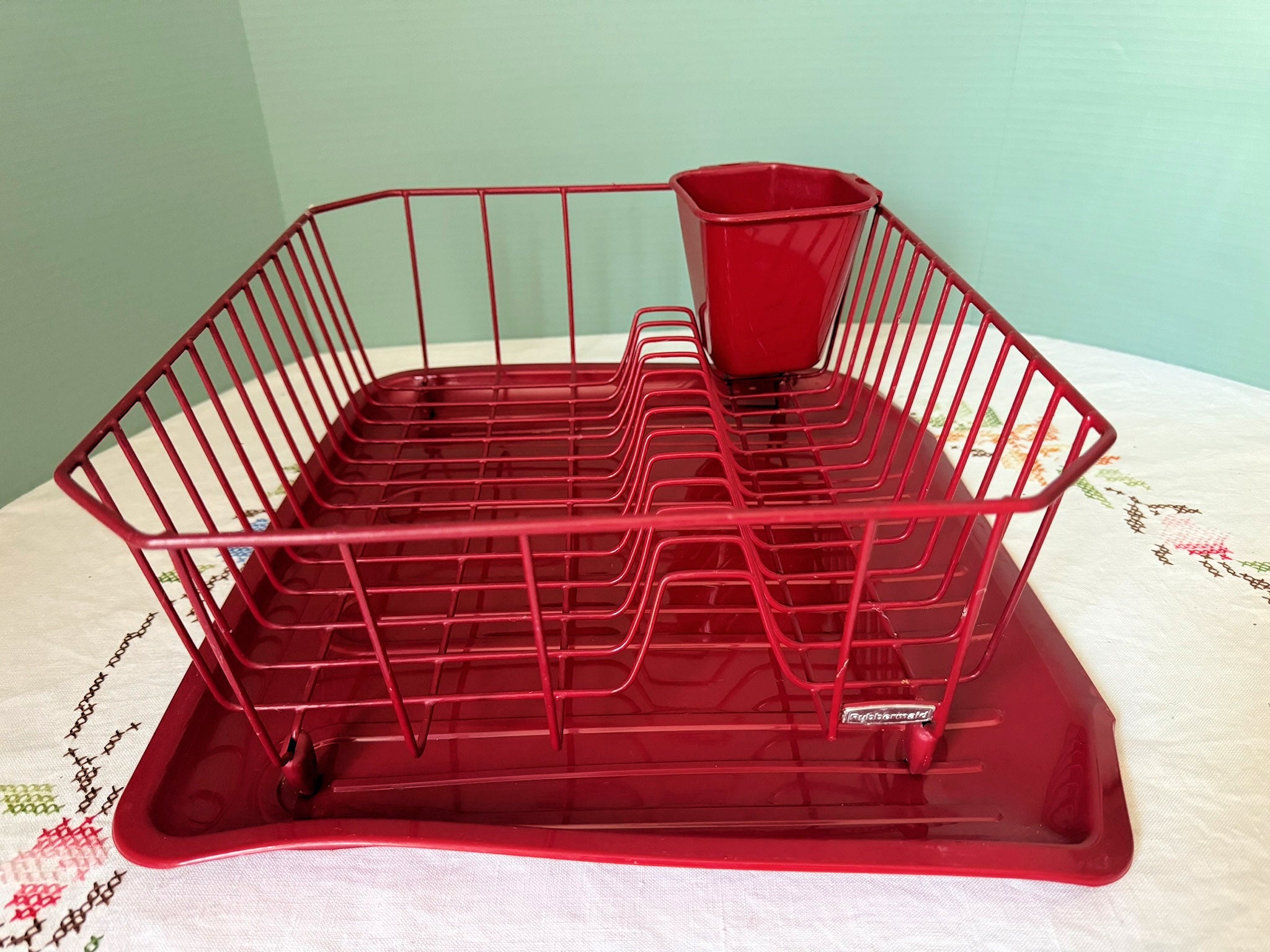 Drain Tray Rubbermaid 6054 Dish Drainer Vintage BLACK Rubbermaid