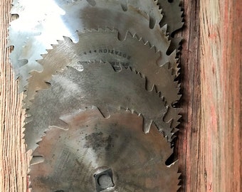 Assorted Circular Saw Blades 6.5 Inches - 8 Inches, For Crafts, Steampunk Art