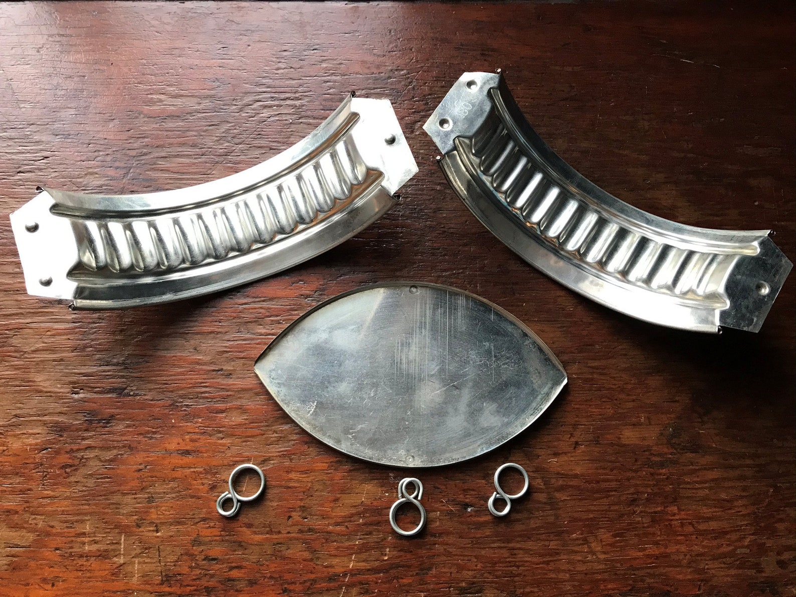 Vintage French Mold Fluted Cake Raised Game Pie Mould Metal Etsy