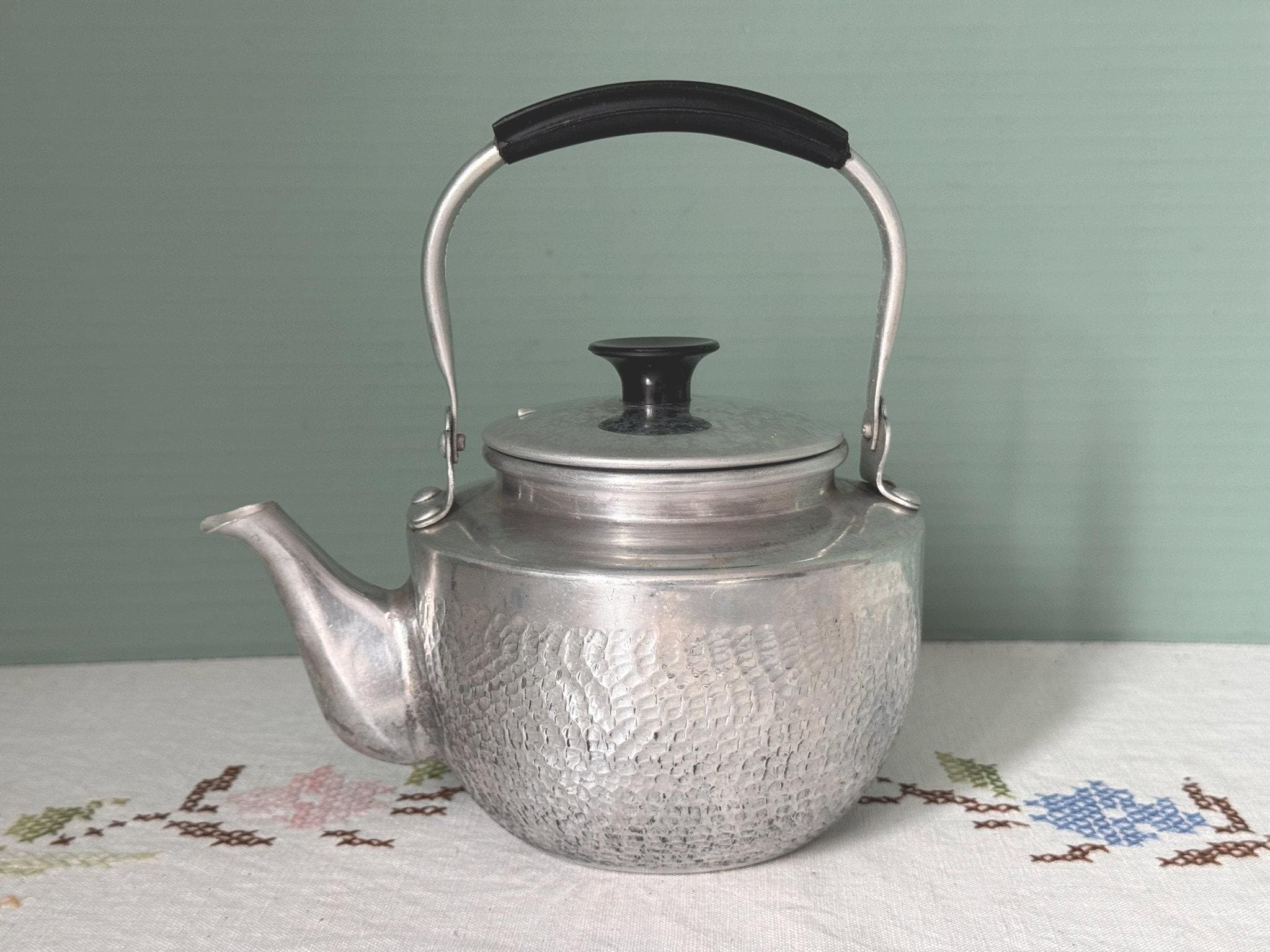 Vintage Aluminum Teapot Made in Japan - Etsy