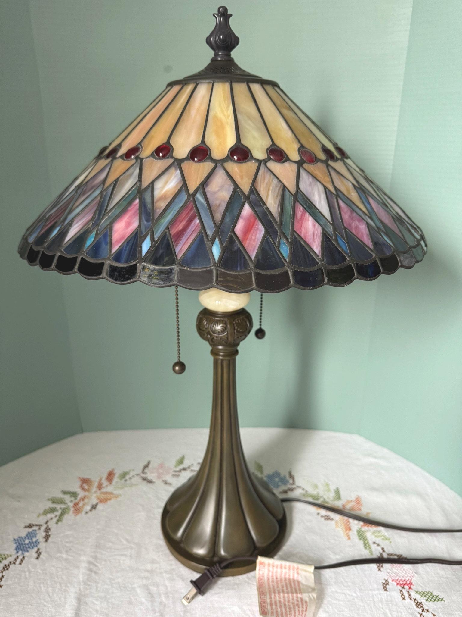 Stained Glass Bell Shade - Etsy display picture 1