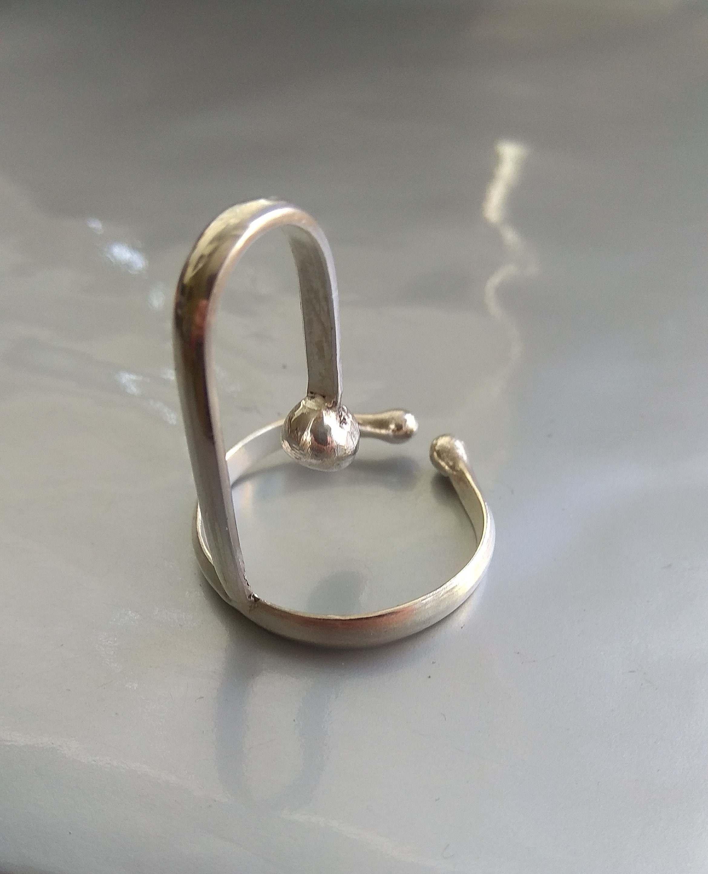 Adjustable penis ring with plug jewelry for mens Etsy