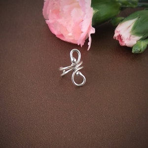 Sterling silver ear cuff No piercing Ear Cuff image 2