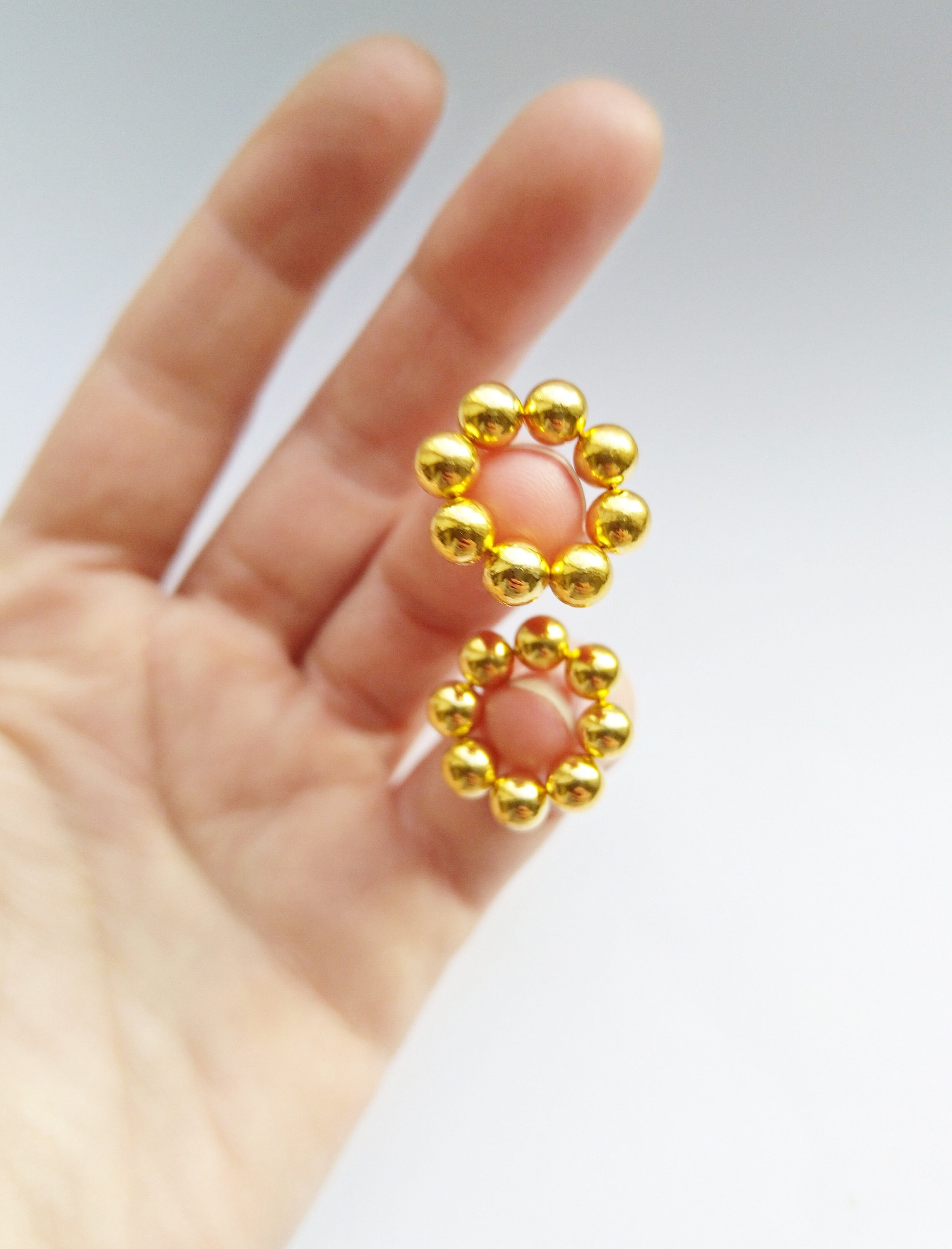 Gold Magnetic Nipple Rings Non Piercing Adjustable Nipple Ring
