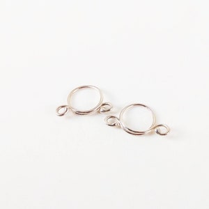 Nipple noose Non Pierrcing Silver Nipple Rings Sterling silver jewelry image 9