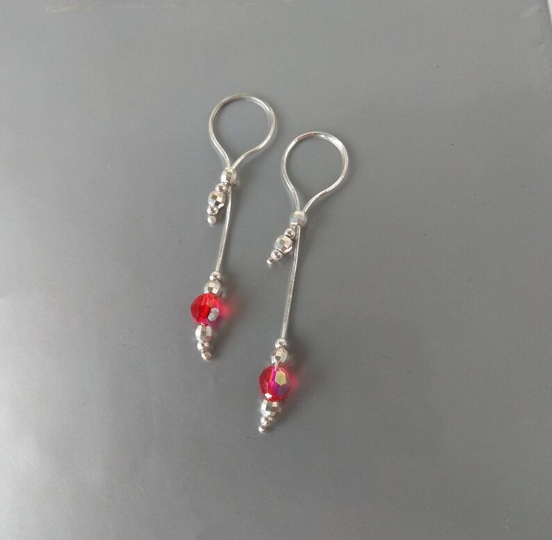 Nipple Dangles With Swarovski Crystal Solid Silver Body Etsy