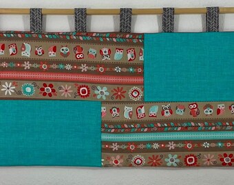 Wall protection, wall hanging for the large cot (owl)