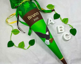 Cloth school cone 70 cm, eagle