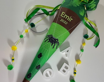School cone made of fabric 70 cm, tarantula