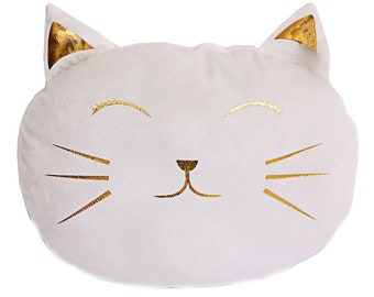 Cat face pillow | Etsy Cat pillow cases | Etsy