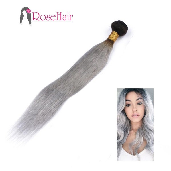 Grey Hair Extensions Etsy
