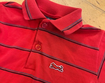Vintage 80s Le Tigre Striped Polo Shirt, Boys Size 4