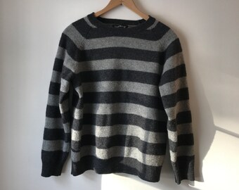 Striped wool sweater | Etsy