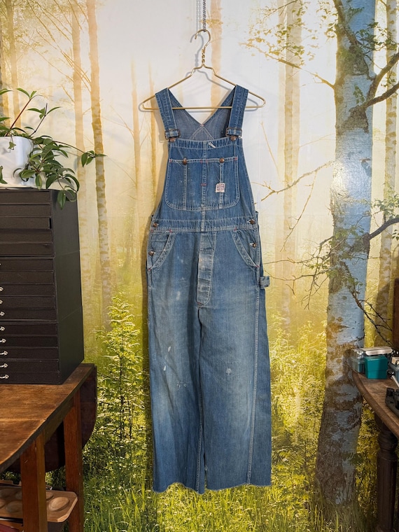 Vintage 1940s Pay Day Denim Overalls, Union Made Workwear - Etsy