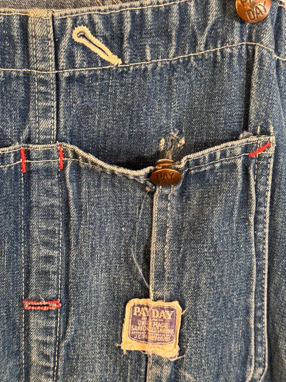 Vintage 1940s Pay Day Denim Overalls, Union Made Workwear - Etsy