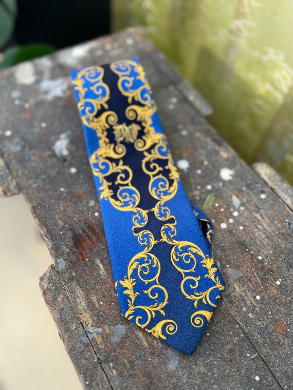 90's Vtg Gianni Versace Donatella Pure Silk Tie, … - image 2