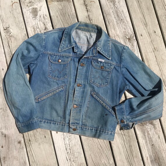 denim jacket faded