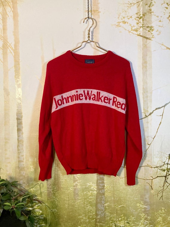 Vtg Johnny Walker Red sweater, Small, Mint!