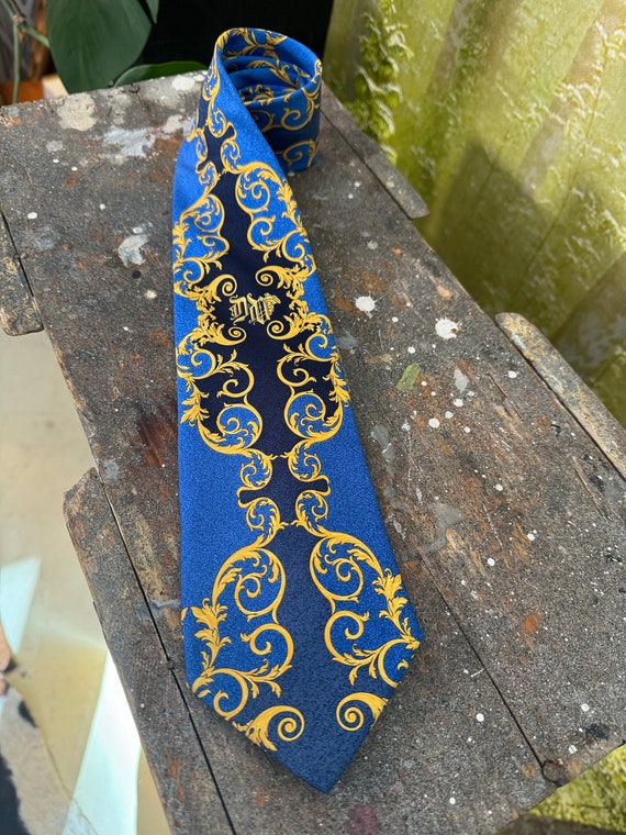 90's Vtg Gianni Versace Donatella Pure Silk Tie, … - image 4