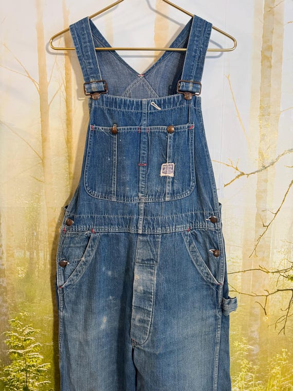 Vintage 1940s Pay Day Denim Overalls, Union Made Workwear - Etsy