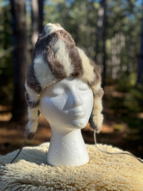 Vintage Mink Kids Hat, Size 2, Winter Elf Style - Etsy display picture 1