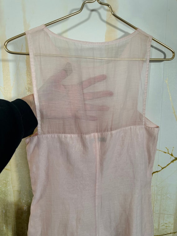 Vtg Emporio Armani sweet sixteen dress, soft pink… - image 8