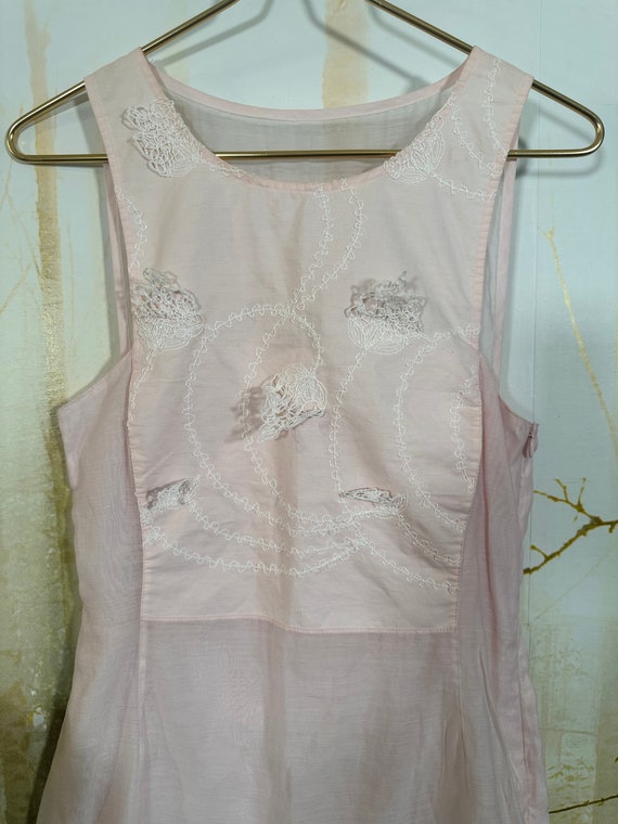 Vtg Emporio Armani sweet sixteen dress, soft pink… - image 3