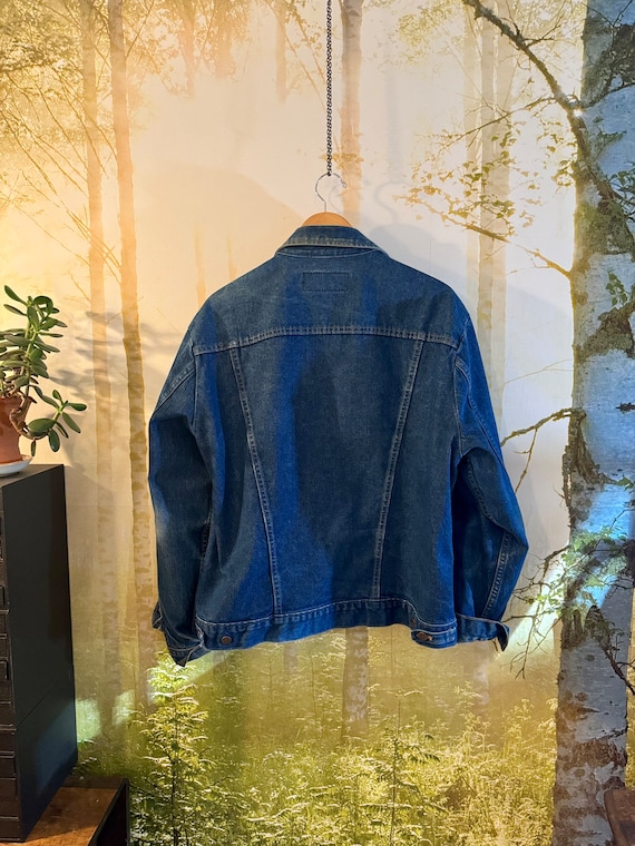 90's Wrangler Denim Jacket, Size XL, Med Wash, Trucker/western