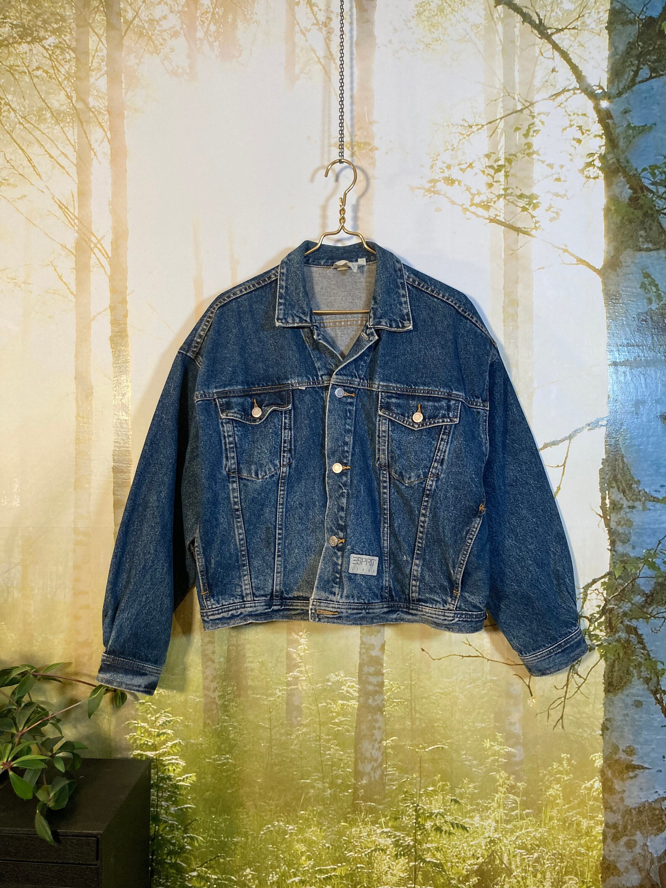 Vintage blue Jeans Jacket mujer / EDC by ESPRIT Denim Jacket -  México