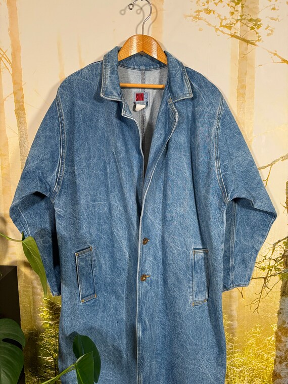 90's Sunbelt Oversized Denim Jacket, Medium wash,… - image 3