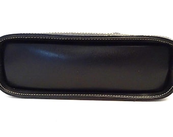 Jones New York Black Woven Satchel Handbag Vintage