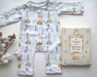 Tutina Peter Rabbit in flannella