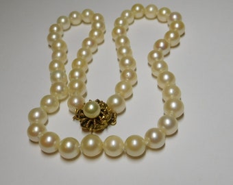 Strand Necklace 6.0 mm-7.0 mm Cultured Pearl 14kt