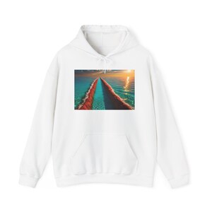 Religious Hoodie, Biblical Unisex Sweatshirt, Red Sea Christian Apparel, Exodus Unisex Hoodie, Religious Gift, Bible Verse Sweatshirt