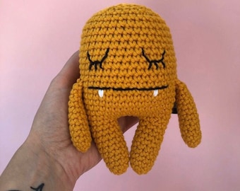 Crochet Pattern • Majken The Mini Monster • Amigurumi Crochet doll