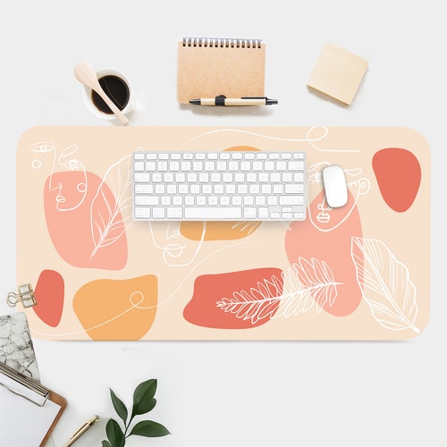 Dalmatian Print Desk Mat Aesthetic Desk Accessory Cute Etsy