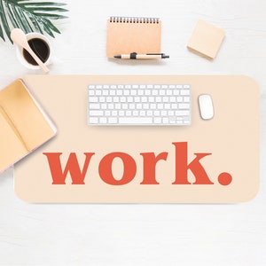 Work Desk Mat, Aesthetic Desk Accessory, Cute Workspace, Trendy Workspace, Girl Desk, Boho Chic, Cute Desk Topper, Desk Pad