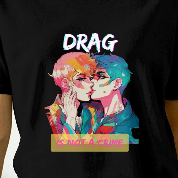 Drag is not a Crime T-shirt | Drag Queen | Drag Fan | Drag Queen Shirt | Sashay Away | LGBTQ+ | D.A.R.E. Parody | Pride tee, new design 2023