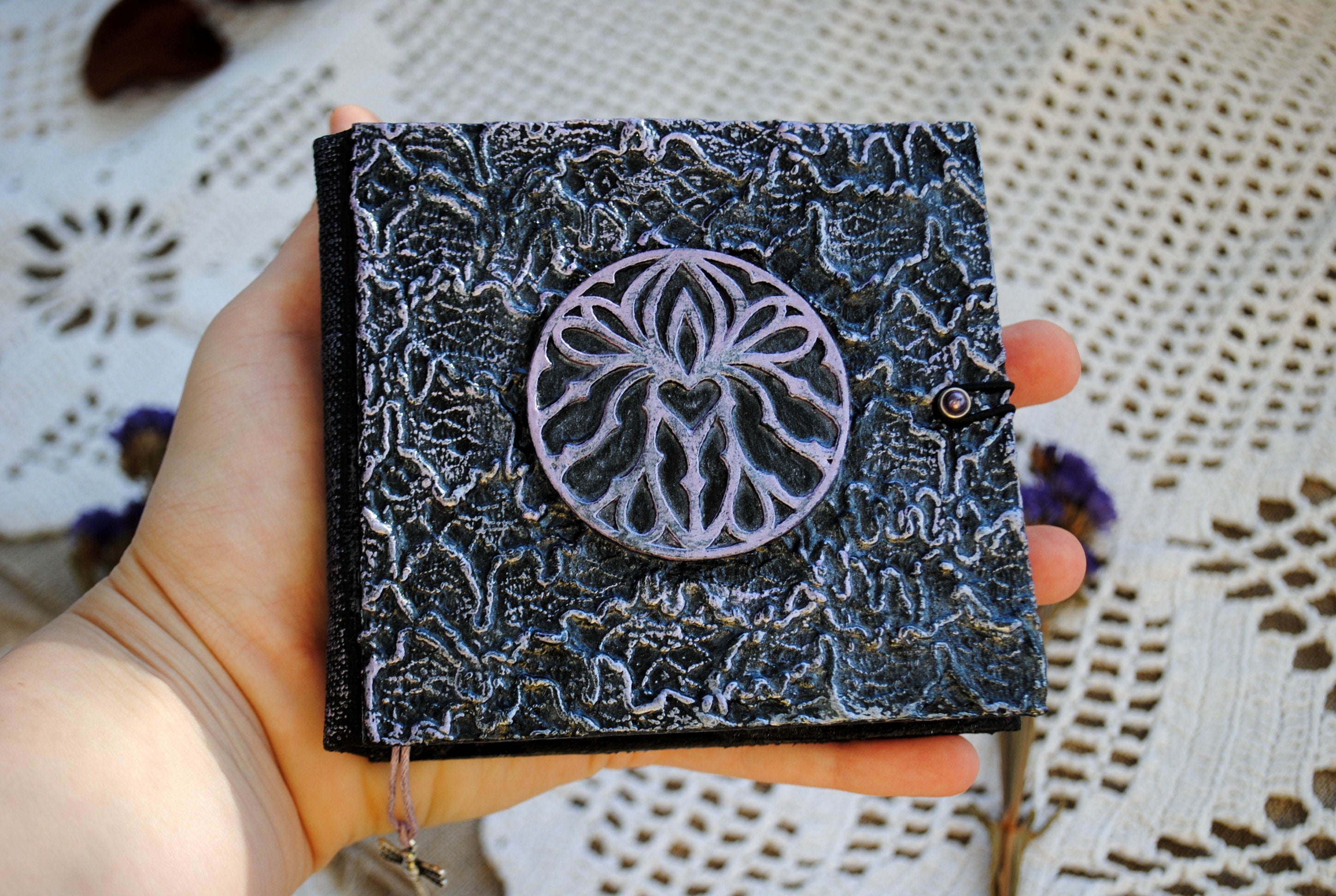 Gothic notebook Vampire Pocket Journal Victorian A6 Journal Etsy