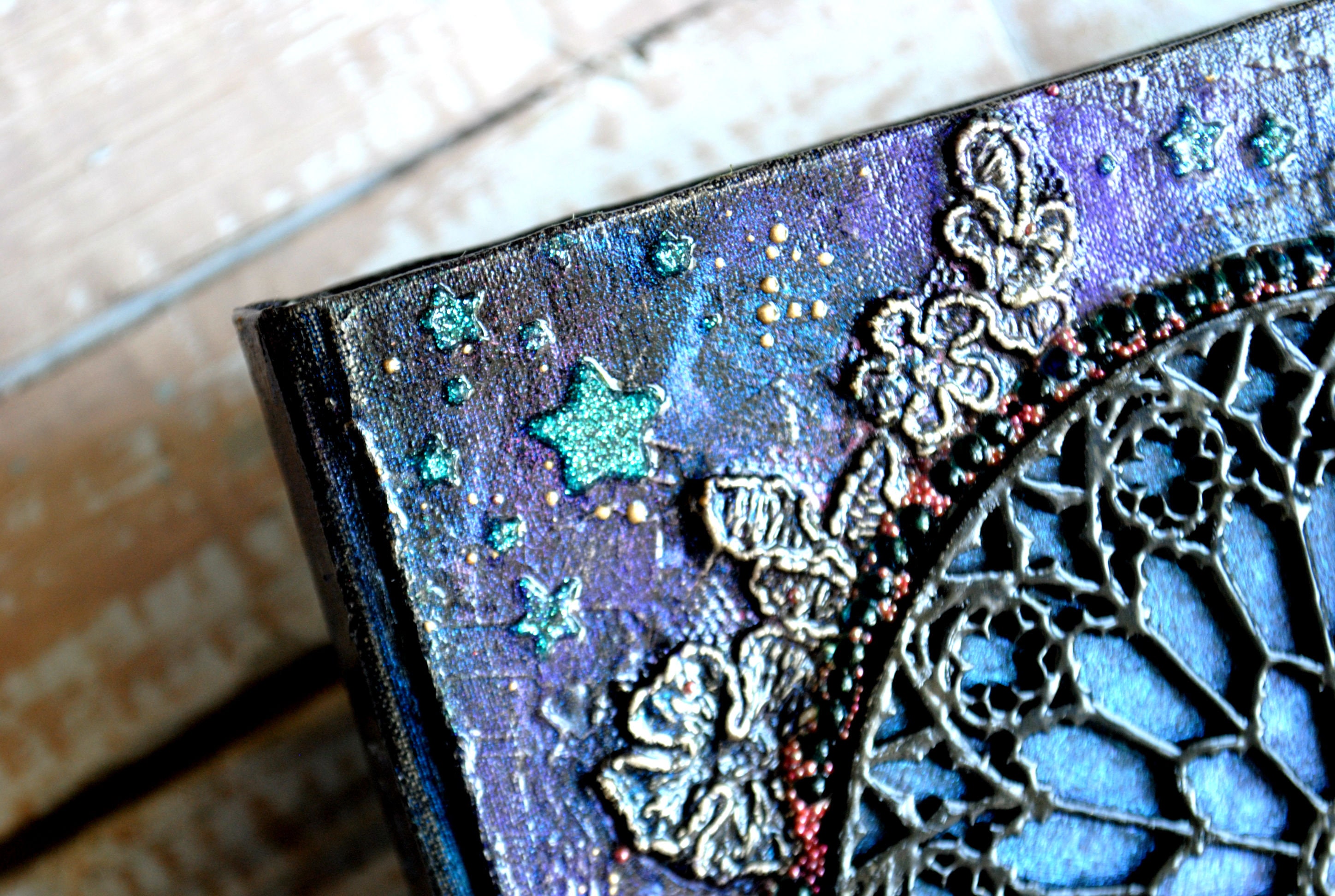 Gothic notebook Grimoire Journal Gothic book of shadows Art Etsy