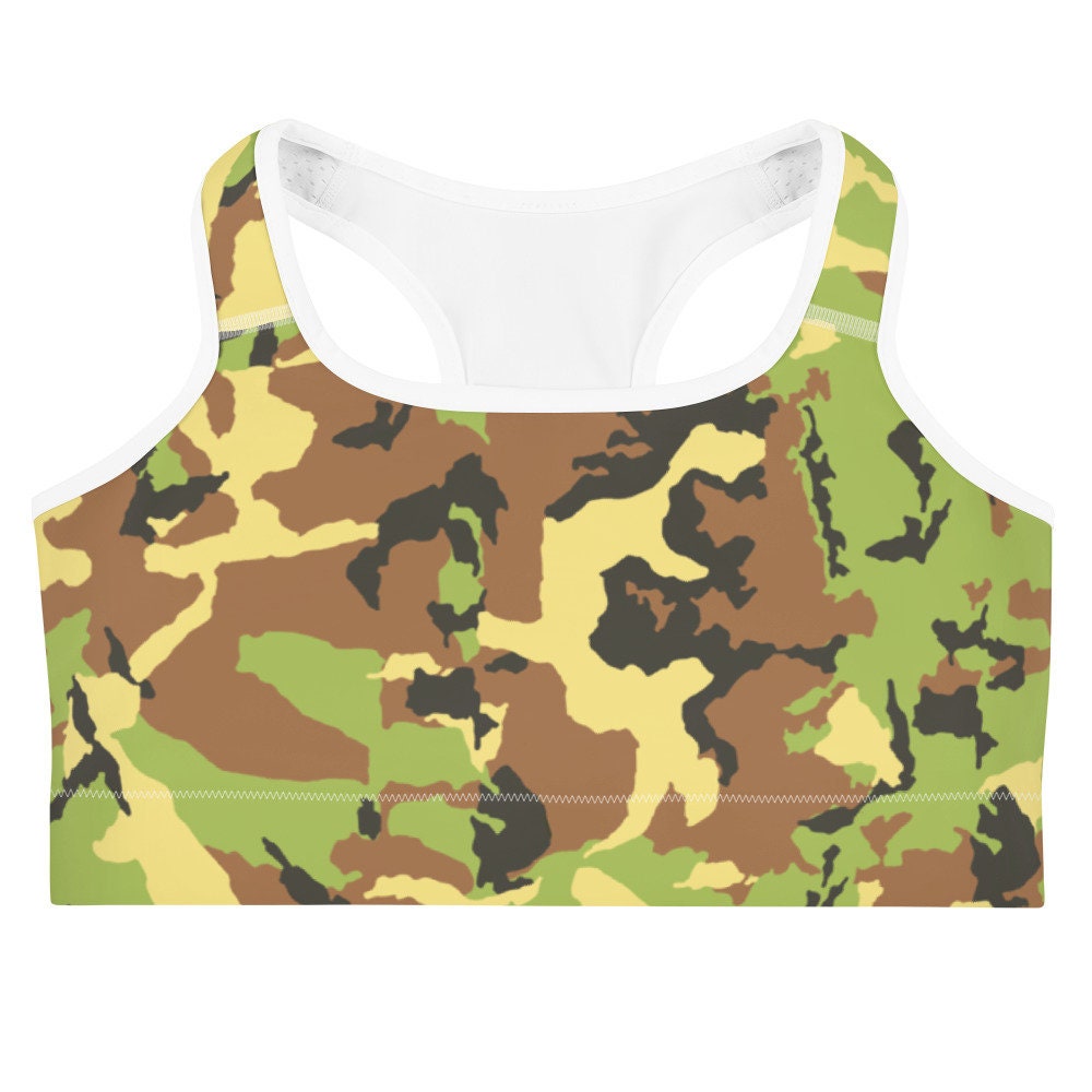 camo sports bras