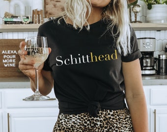 Schitthead Shirt, Schitt's Creek, Unisex Jersey Short Sleeve Tee