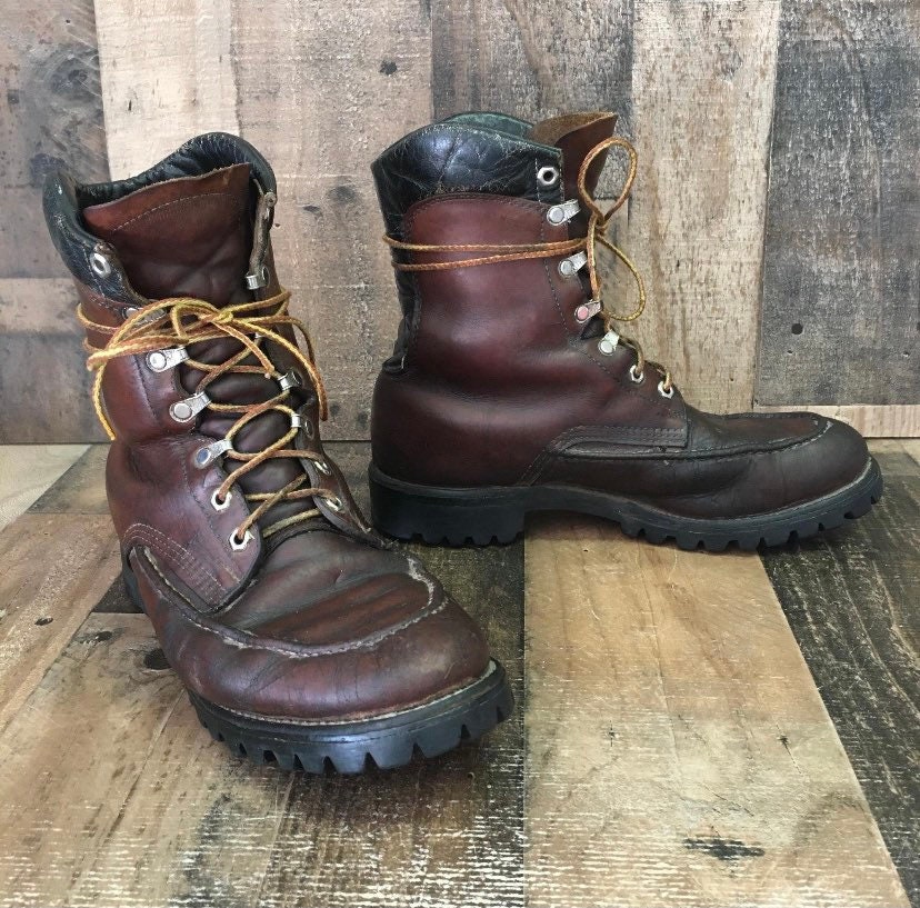 Chippewa Kush N Kollar Moc Toe Boots - Etsy