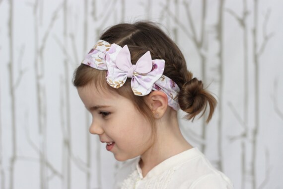 Floral Butterfly Headband Floral Headband Tie Up Headband Etsy