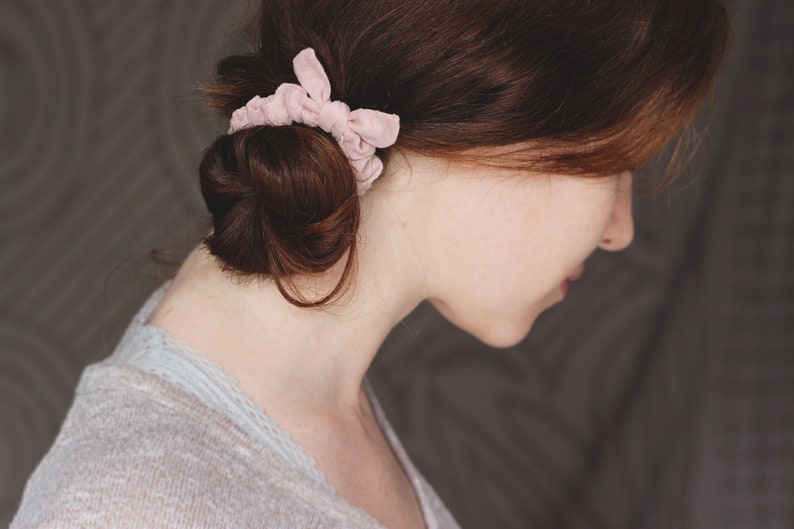 Scrunchie Hair Tie Fabric Hair Tie Hair Scrunchie Etsy