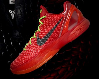 Kobe 6 Protro Reverse Grinch Bright Crimson - In vendita - Sneaker da uomo, sneaker da donna, miglior regalo - BUNNY20